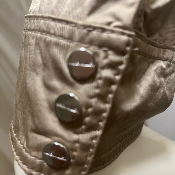 Karen Millen Satin Safari Dress, Gold Beige - Picture 8 of 12